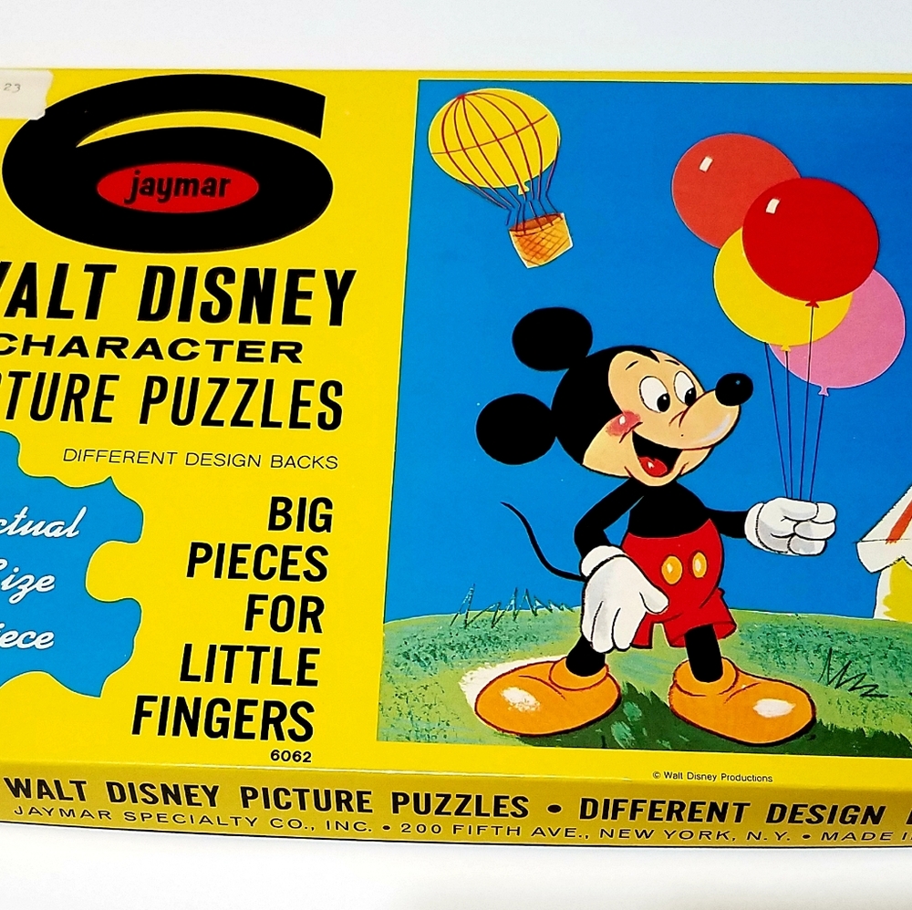 COPY - Vintage 1960 Disney Puzzles *NEW*